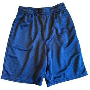 Boys Athletic works Navy Mesh Athletic Shorts basketball shorts 10/12